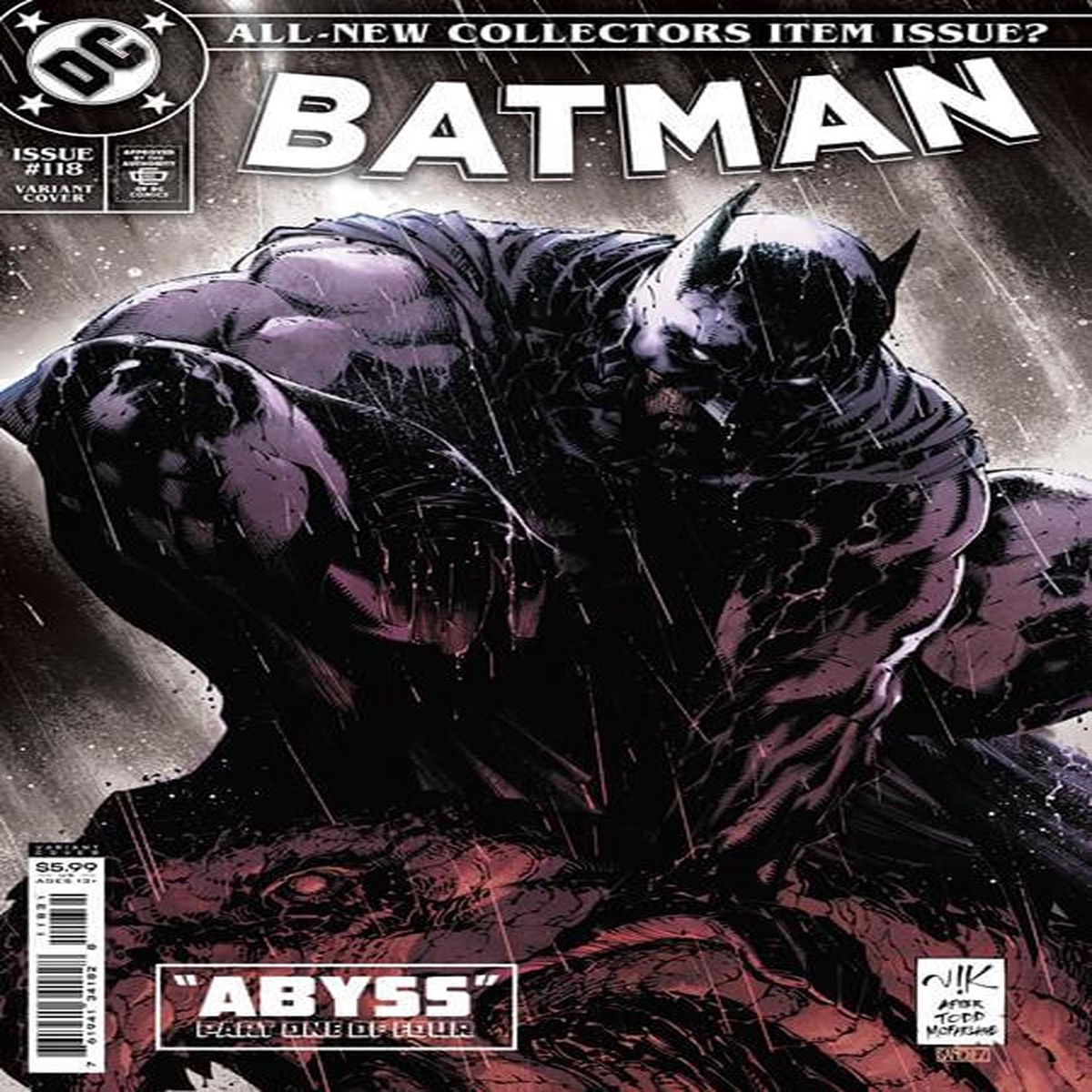 Batman #118 F 1:100 Viktor Bogdanovic Silver Foil Card Stock Spider-Man 1 Homage Variant (12/07/2021) DC