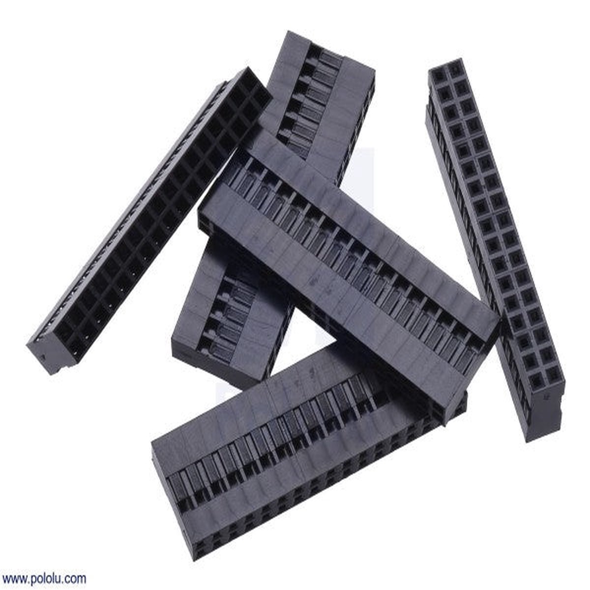 0.1" (2.54mm) Crimp Connector Housing: 2x17-Pin 5-Pack