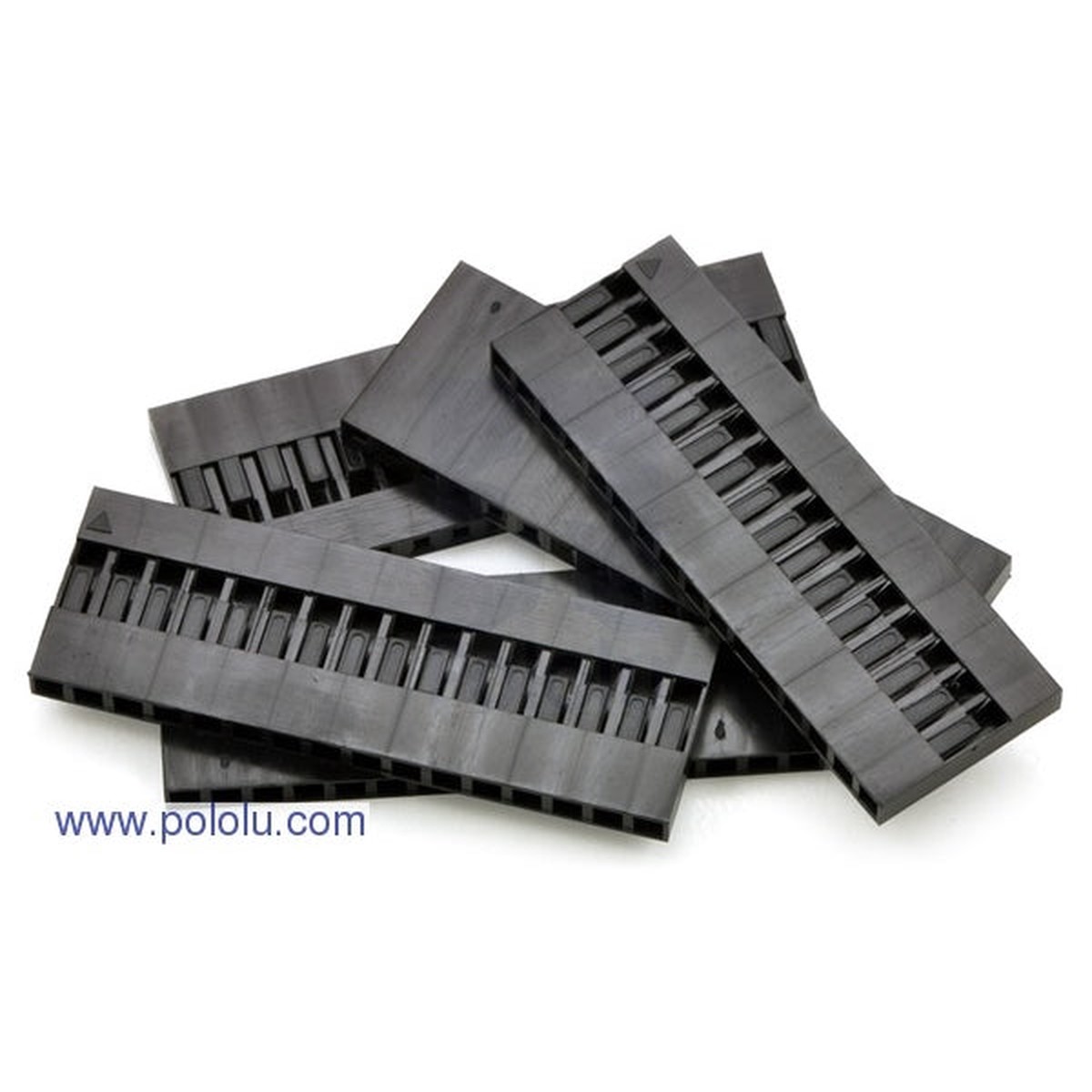 0.1" (2.54mm) Crimp Connector Housing: 1x16-Pin 5-Pack