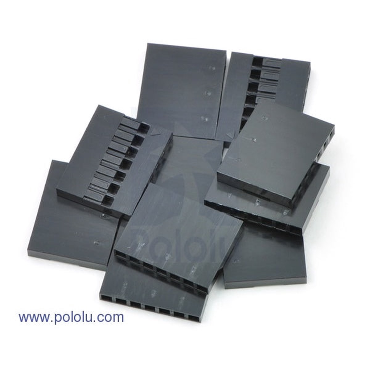 0.1" (2.54mm) Crimp Connector Housing: 1x7-Pin 10-Pack