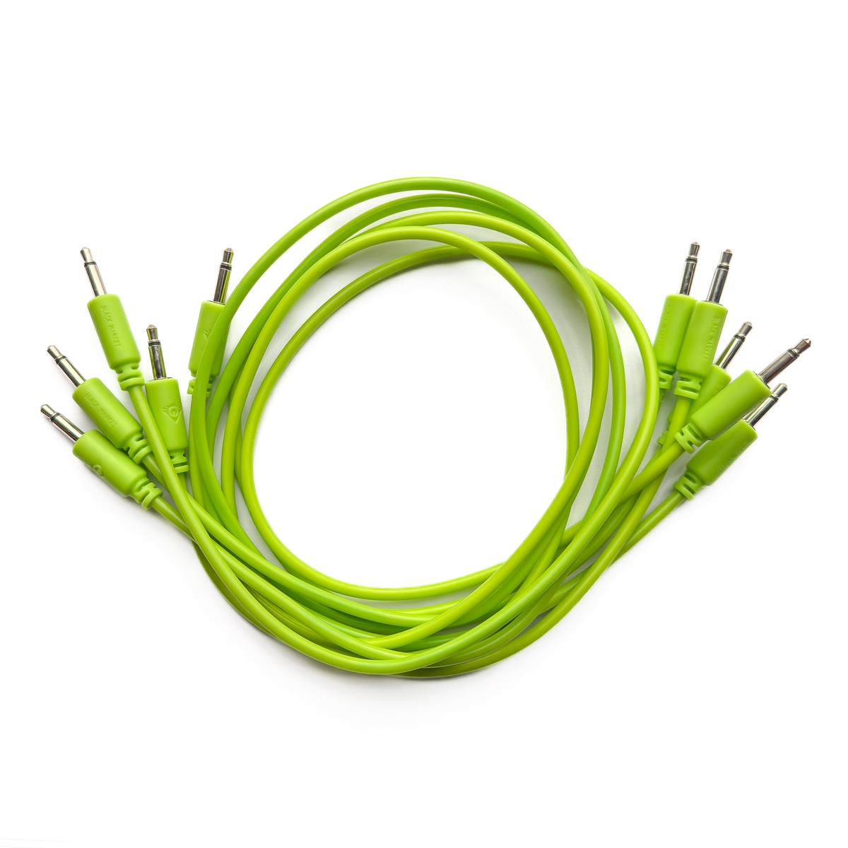 Black Market Modular 3.5mm Patch Cable 5-Pack - 50cm/20" - Glow in the Dark