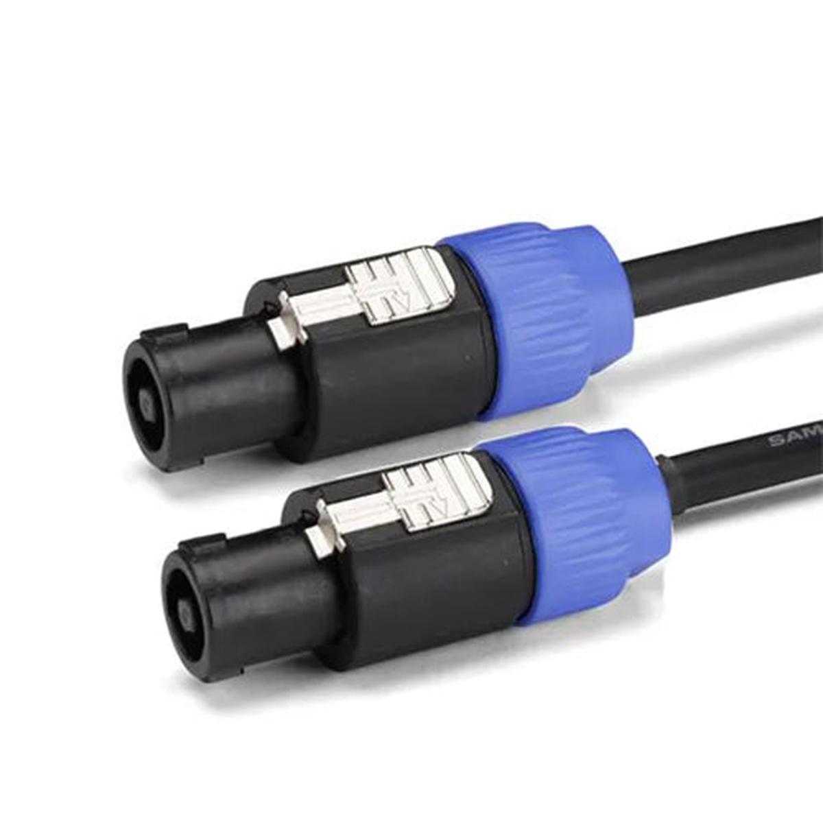 [CLEARANCE] Samson TOURtek TSS 9 Meters Speakon Mono Speaker Audio Cable with PVC Jacket, Nickel Plated Neutirk Connectors, and Copper Mesh Shielding | ESATSS30