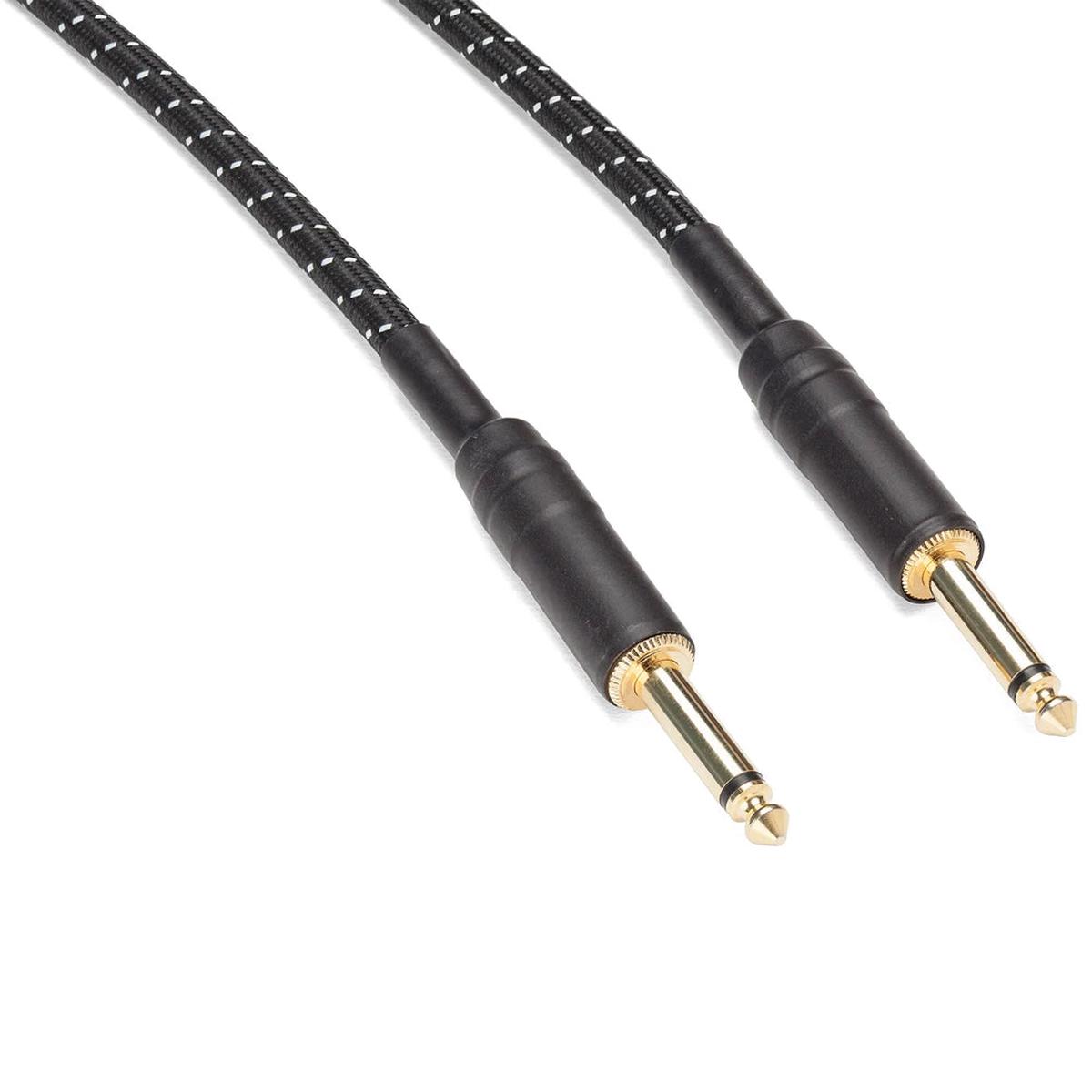 [CLEARANCE] Samson TOURtek PRO TPIW 3 / 8 Meters 6.35mm Audio Instrument Cable with Nylon Cotton Braided Jacket, Gold Plated Neutrik Connectors and Copper Mesh Shielding | ESATPIW10 ESATPIW2