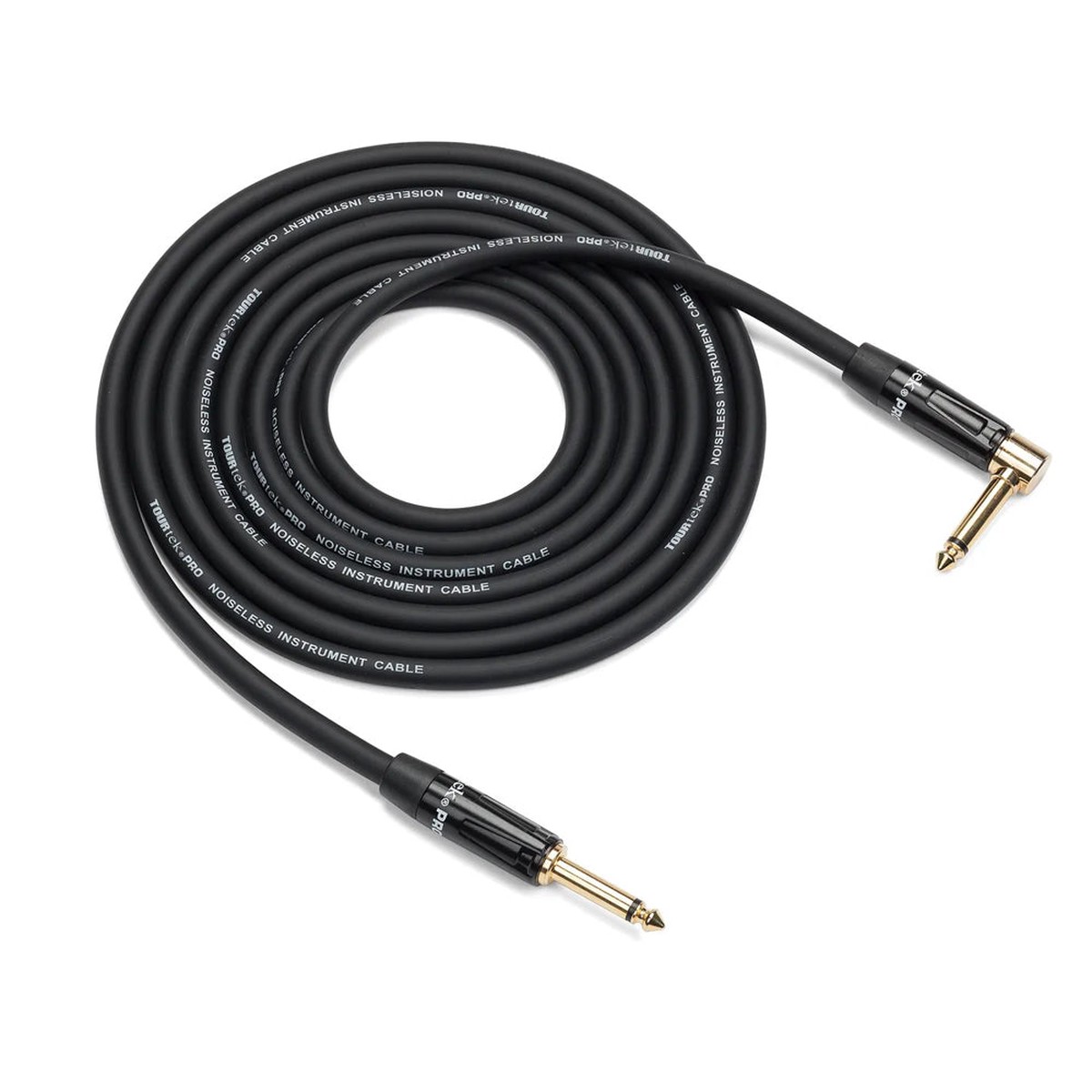 [CLEARANCE] Samson TOURtek PRO TPIL 3 / 6 / 8 Meters 6.35mm Instrument Audio Cable with PVC Jacket, Gold Plated Neutrik Straight to Angled Connectors and Copper Mesh Shielding | ESATPIL