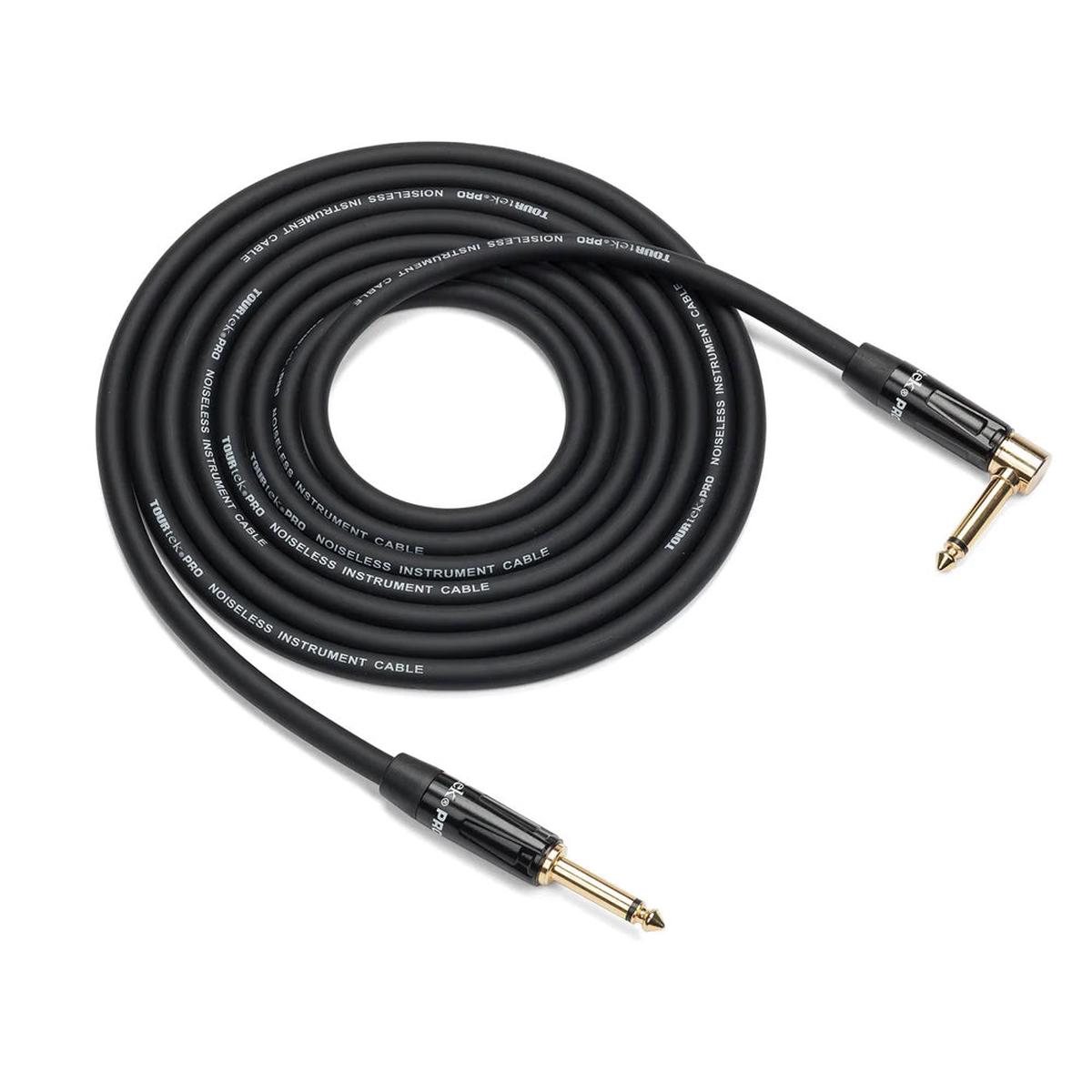 [CLEARANCE] Samson TOURtek PRO TPIL 3 / 6 / 8 Meters 6.35mm Instrument Audio Cable with PVC Jacket, Gold Plated Neutrik Straight to Angled Connectors and Copper Mesh Shielding | ESATPIL10 