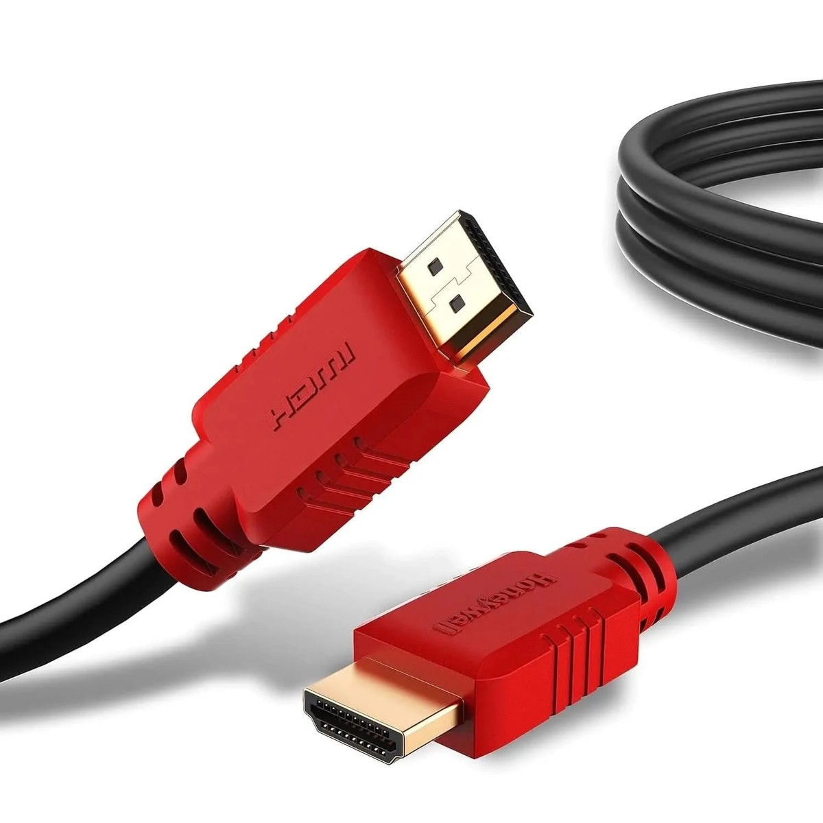 Honeywell HDMI Cable v1.4 with Ethernet, 3D/4Kx2K Ultra HD Resolution, 9.9ft/3 Meter, 10.2 GBPS Transmission Speed, Compatible Laptop Desktop TV Set-top Box Gaming Console-Black