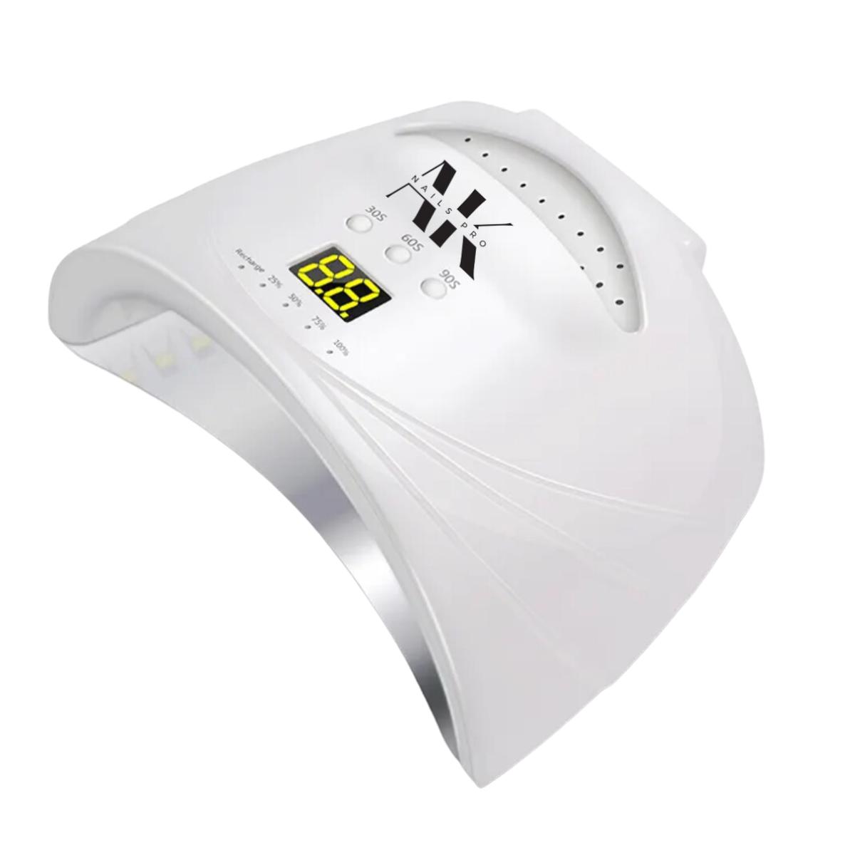 AK Nails Pro - Rechargeable LED/UV Nail Lamp (48Watts)