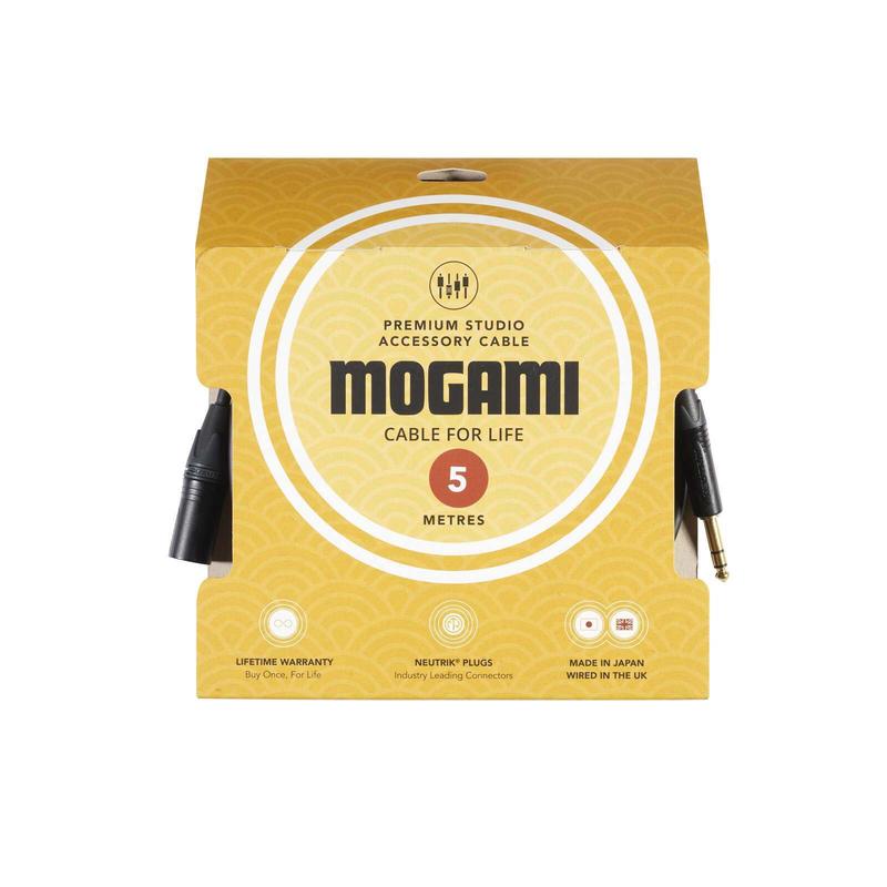 Mogami Studio Series Male XLR - TRS Jack Cable - 5M (J3-25340-XM-5)