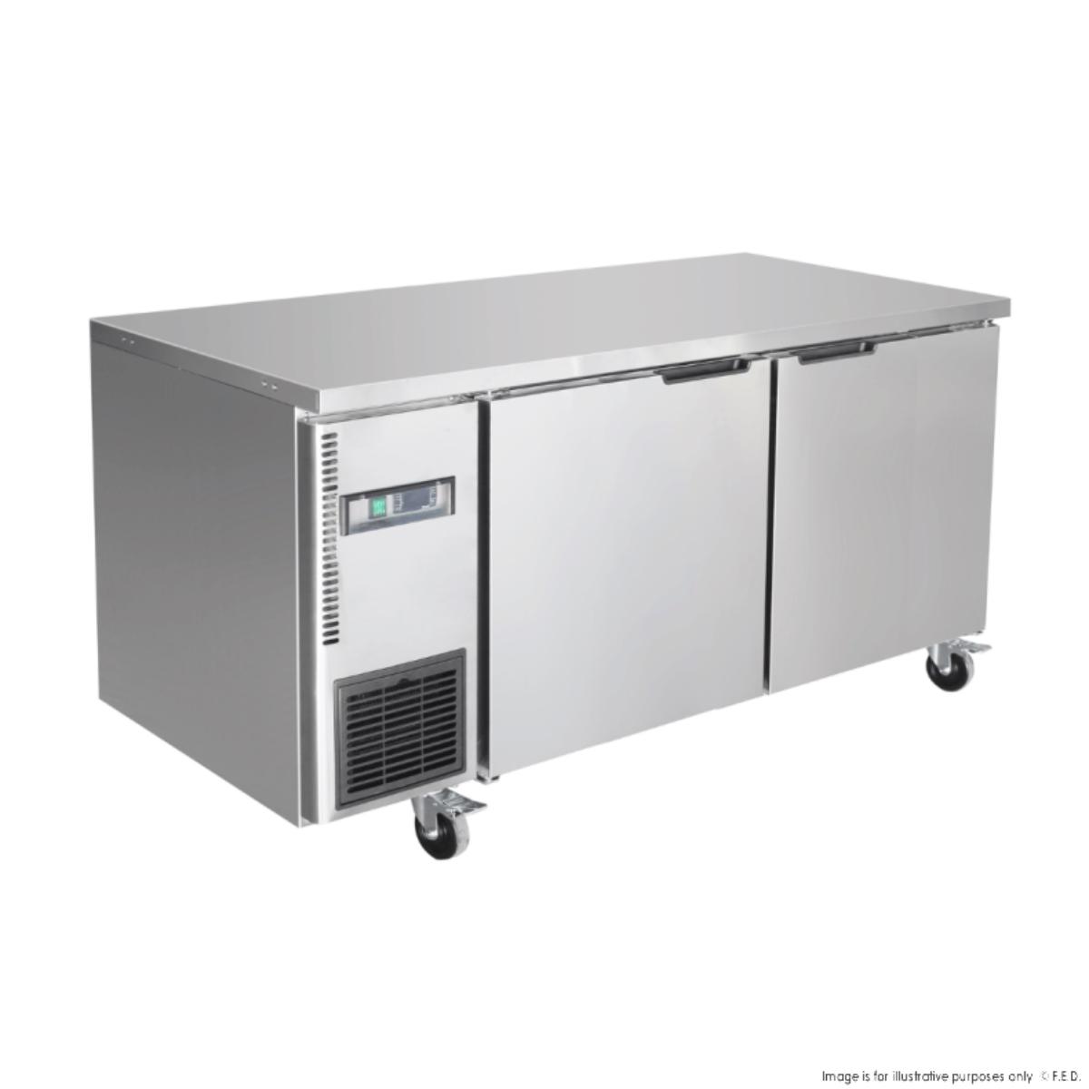Thermaster Double Door Workbench Freezer, S/S, 283lt [TS1500BT] (Order in item)