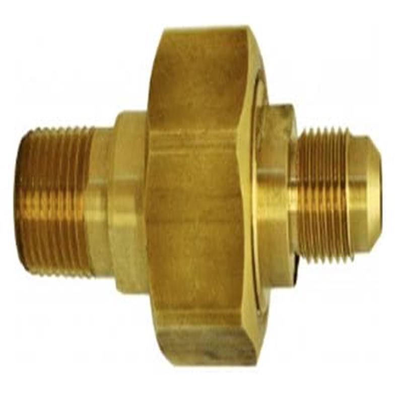 1/2" Mnpt X 5/8" M Fl. Brass Dielectric Union