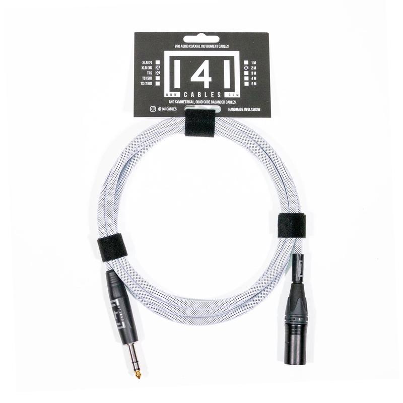 141 Cables XLR (Male) - TRS Cable White