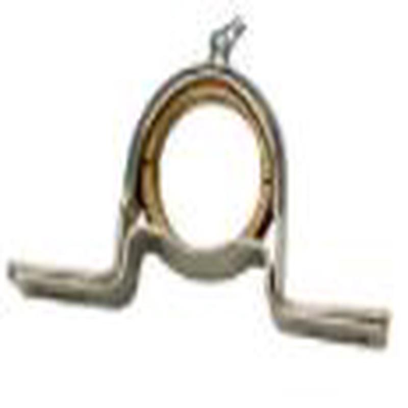 1 1/2" Pipe (1.904" Id) Split Bronze Brg Complete - 304 Sst (top & Bottom Strap Style With Grease Fitting)