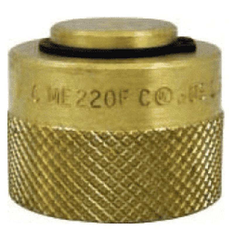 1 1/4" Brass Cap For Mec Vapor Fitting - 150541